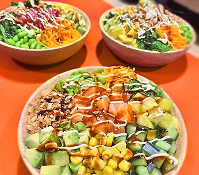 Poke bowls